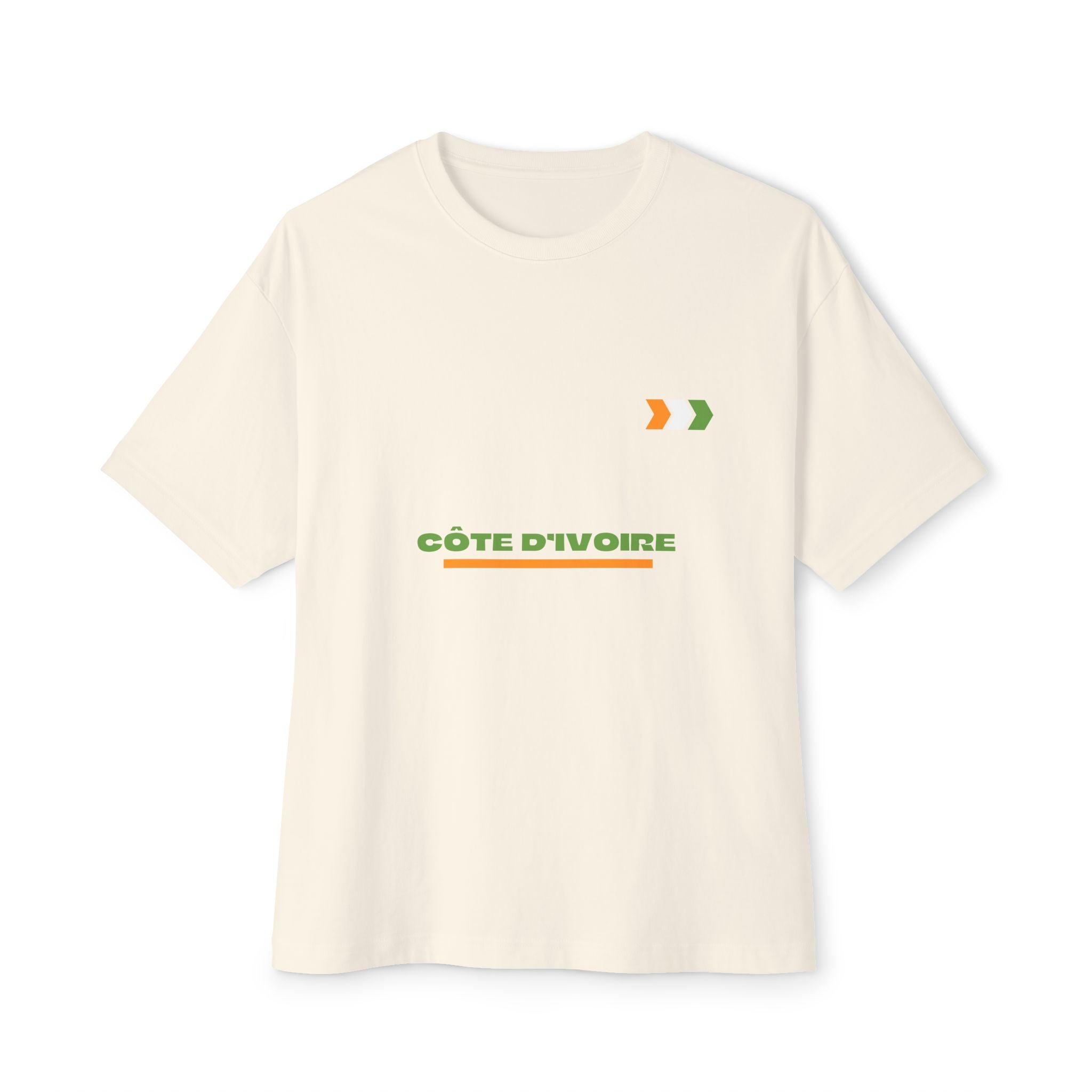 Ivory Coast Matchday T-Shirt | Minimal Boxy Fit T-Shirt