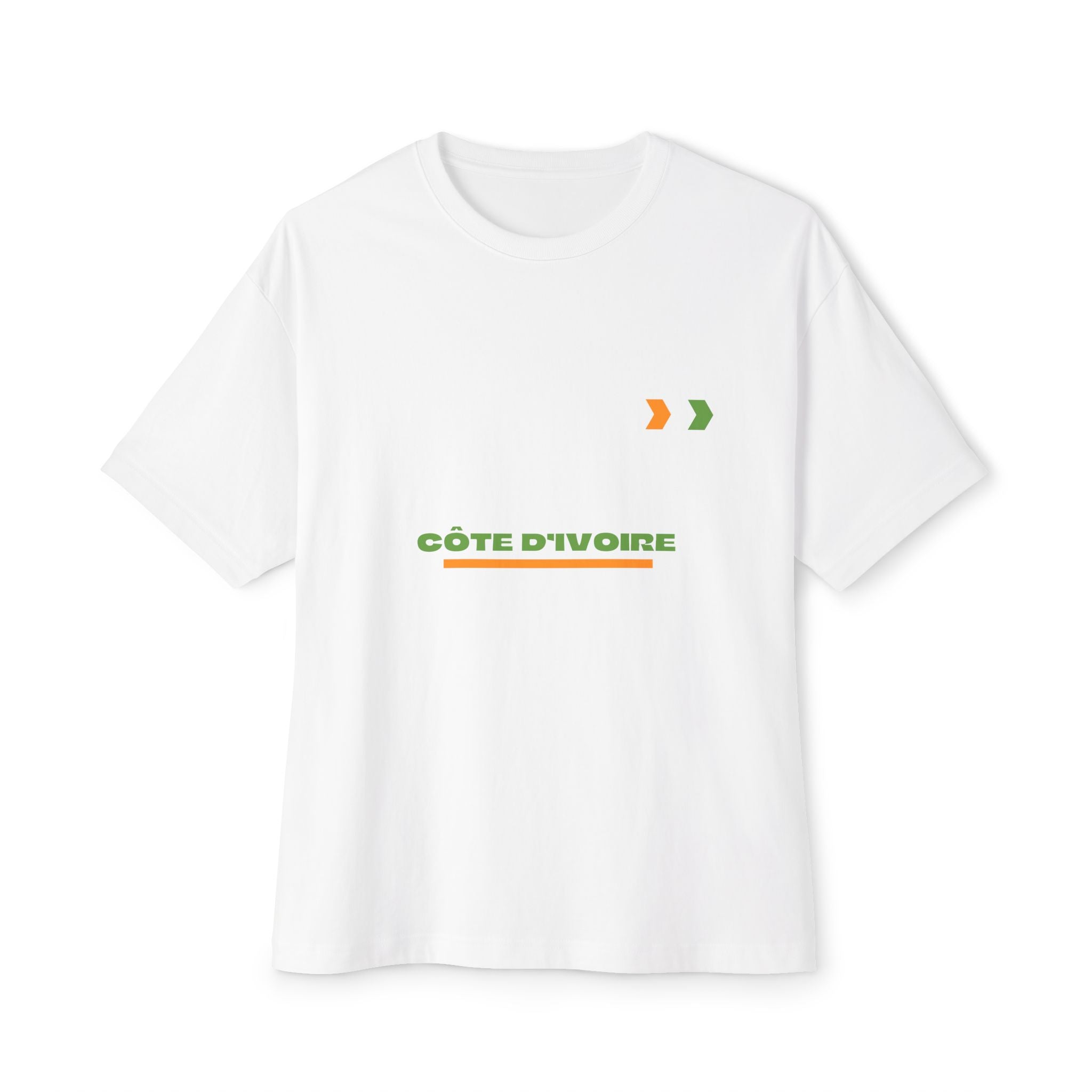 Ivory Coast Matchday T-Shirt | Minimal Boxy Fit T-Shirt