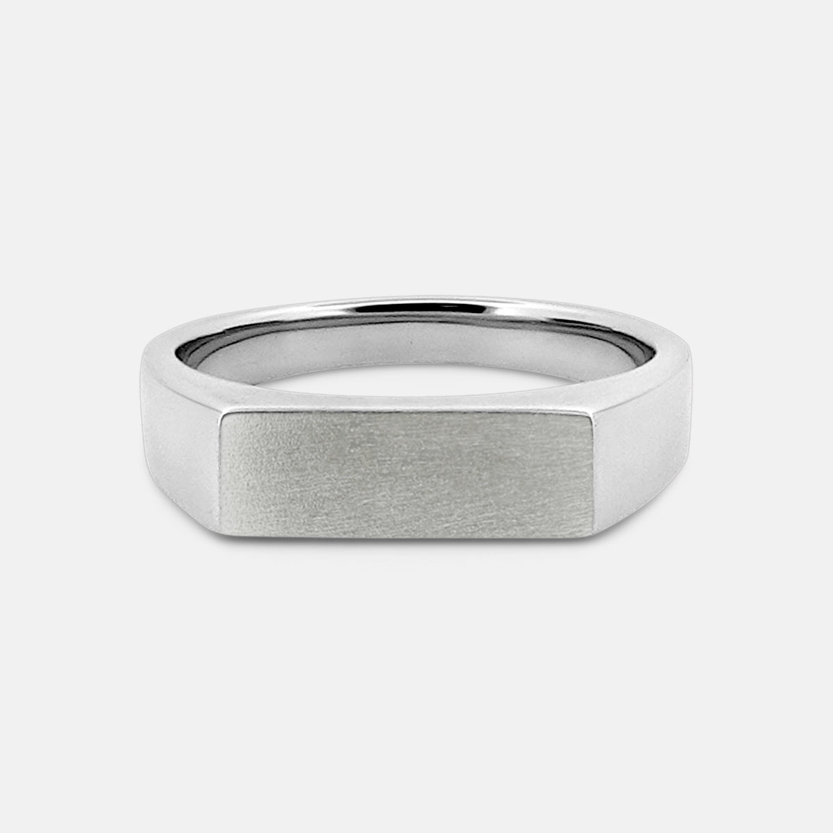 Shihara 12.5号 signet rectangle ring S Signet Rectangle Ring S - SHIHARA